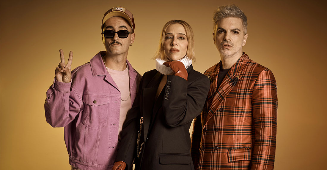 Forman un trío de lo más especial, y juntos acuden al Benidorm Fest 2026. Foto: Valero Rioja