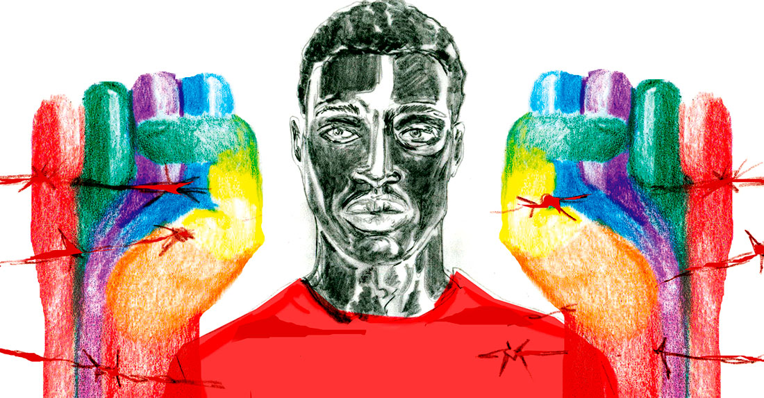 Por un 2026 libre de racismo y LGTBIfobia. Ilustración: Iván Soldo