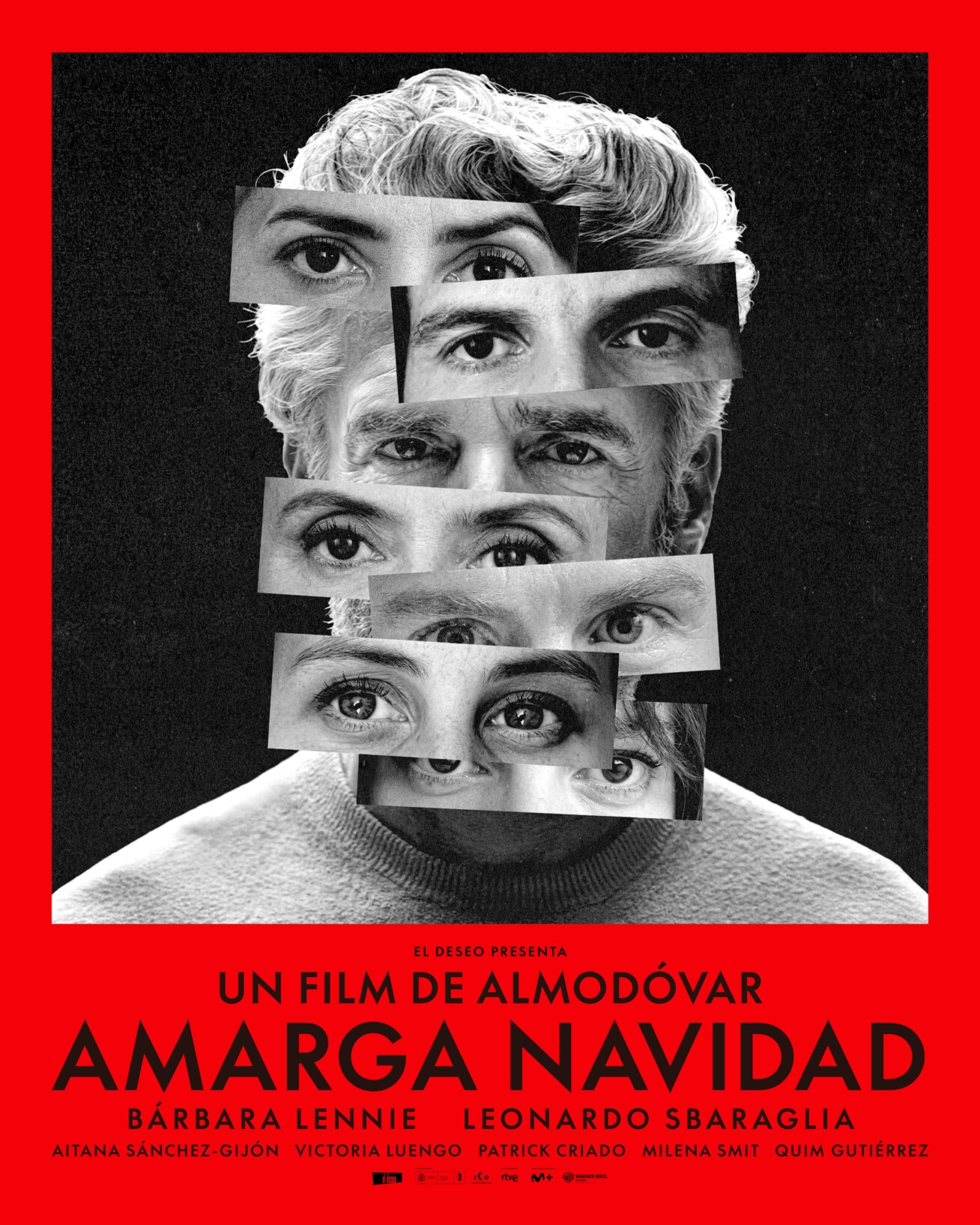 Teaser poster Amarga Navidad Almodóvar