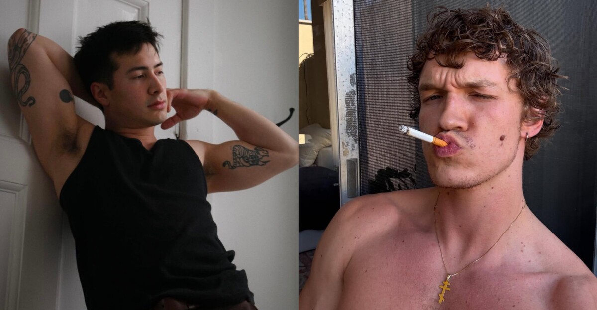 Los actores de 'Heated Rivalry'.