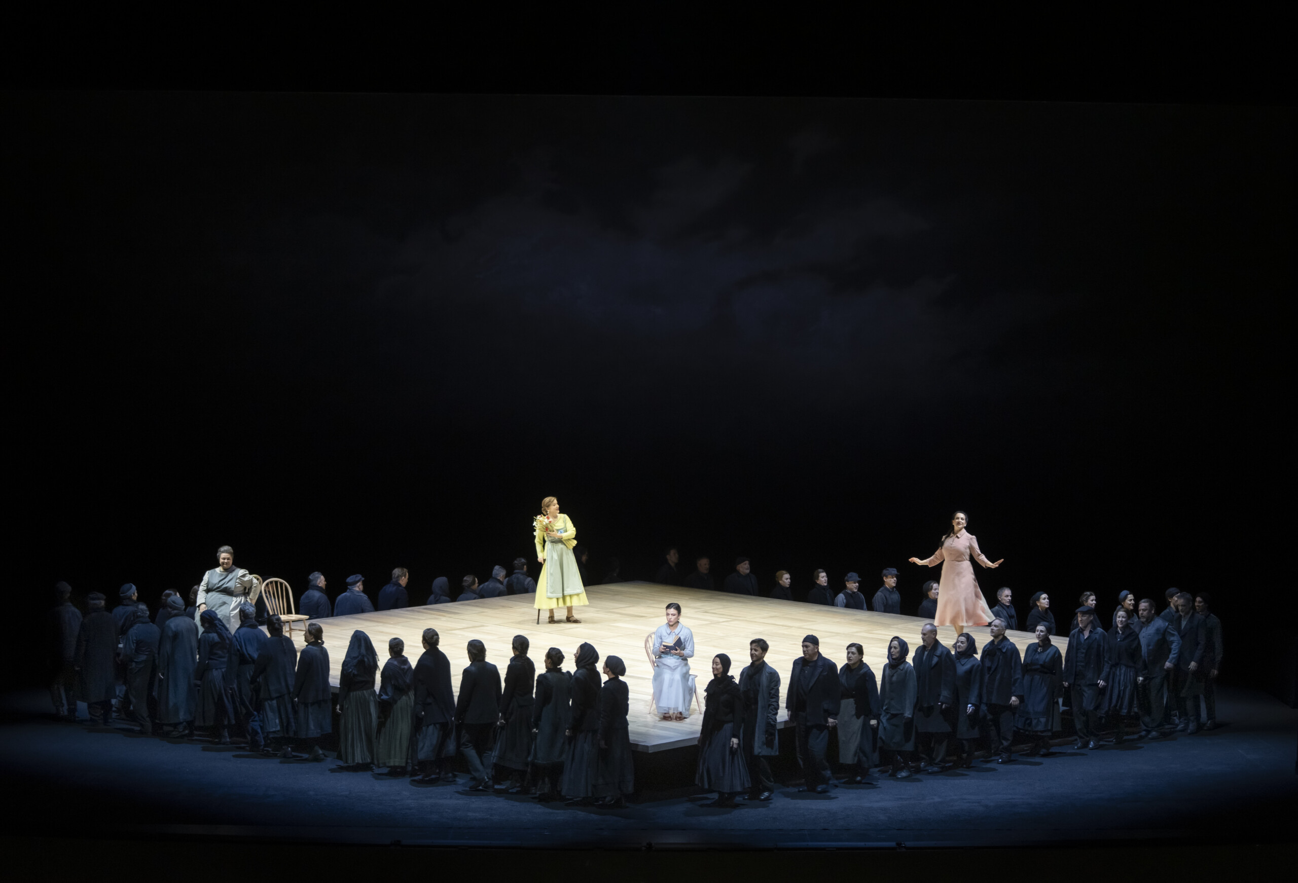 Eugenio Oneguin en el Palau de Les Arts de Valencia. Foto: Miguel Lorenzo-Mikel ponce