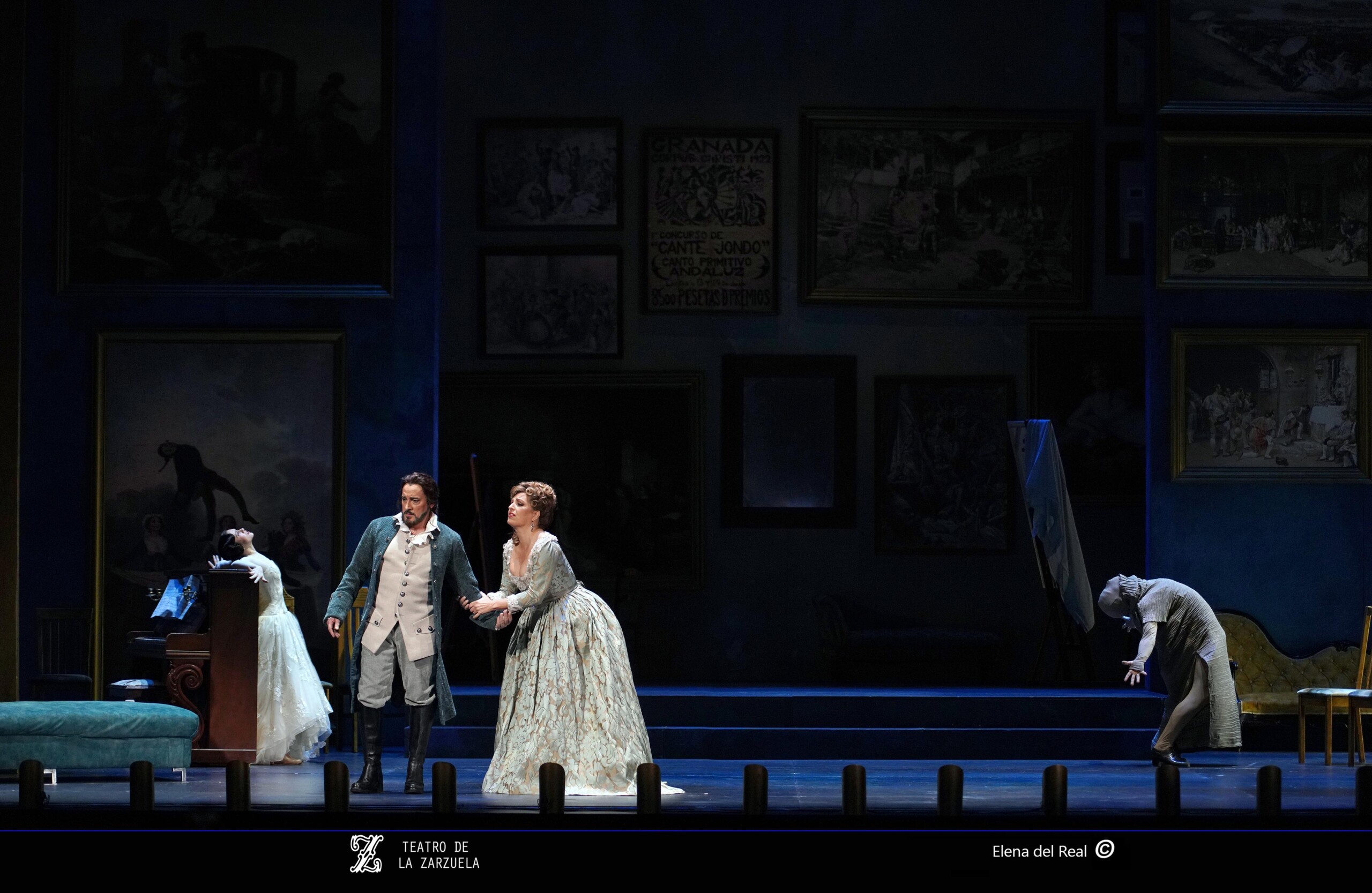 Goyescas, de Enrique Granados, en el Teatro de La Zarzuela, en el espectáculo 'La edad de plata'. Foto: Elena del Real.