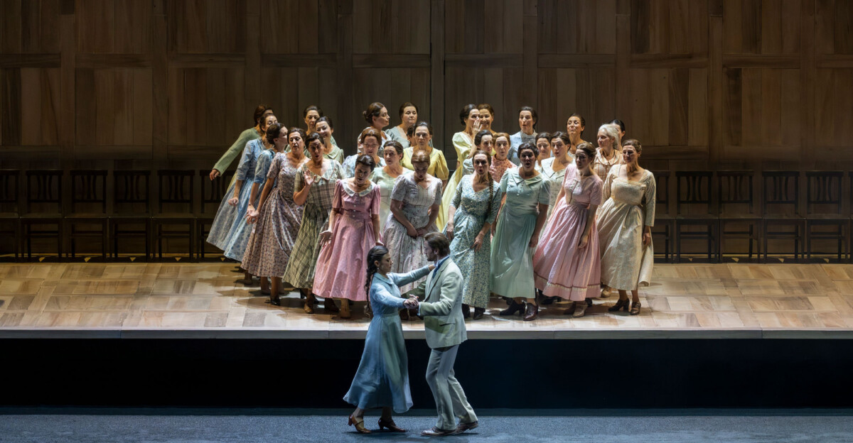Con 'Eugenio Oneguin' comienza el año 2026 el Palau de Les Arts de Valencia. Foto: Miguel Lorenzo-Mikel Ponce.