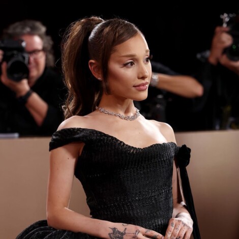 Ariana en la edición más reciente de los Globos de Oro. 