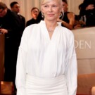 Pamela Anderson en los Globos de Oro 2026.