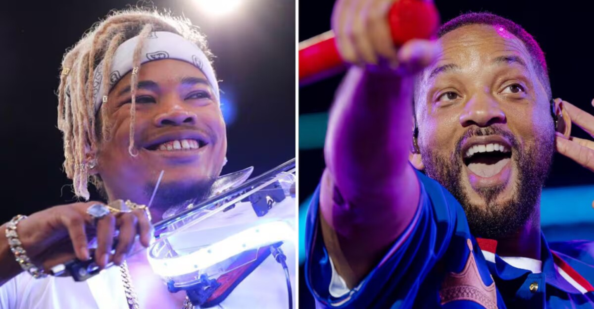 Will Smith y el violinista Brian King Joseph.
