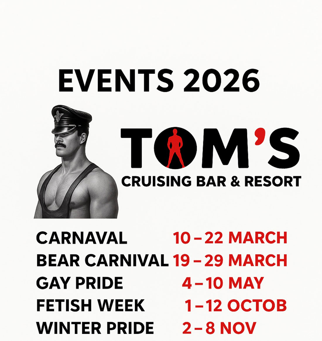 Tom's Bar Shangay programación