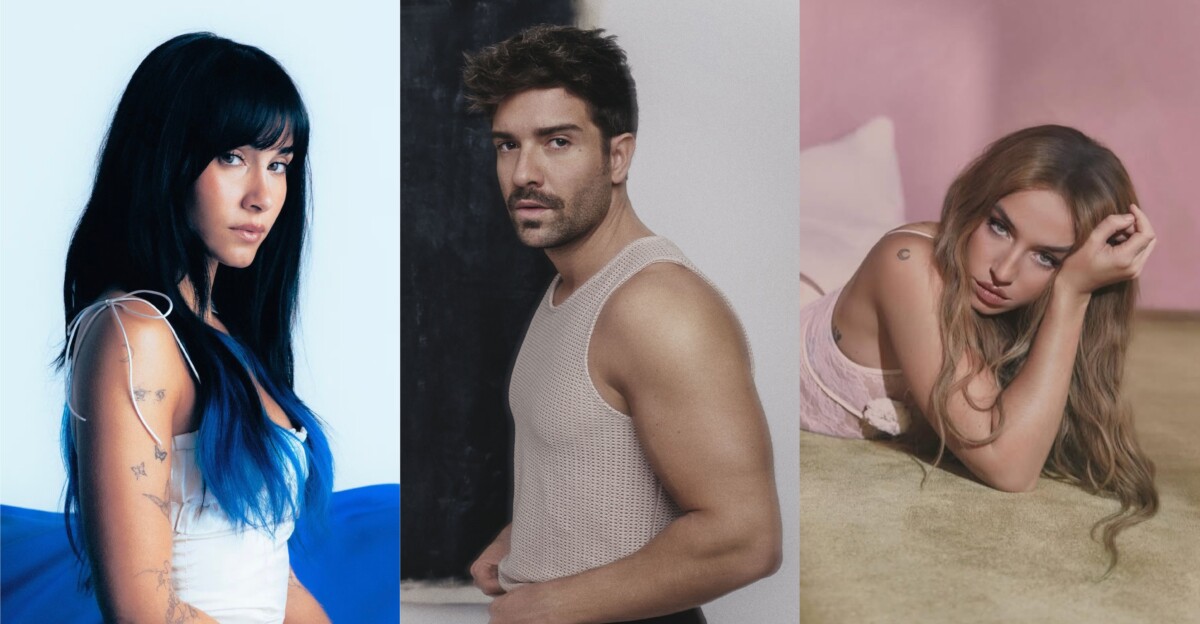 Aitana, Pablo Alborán y Lola Indigo.