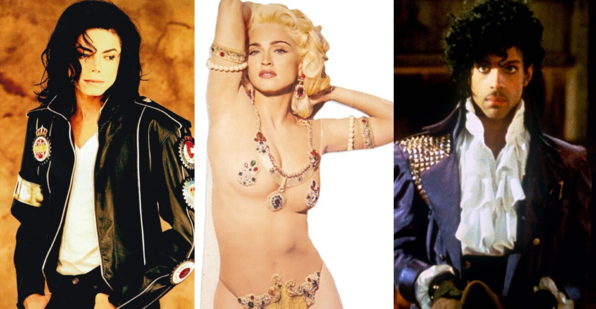 Michael Jackson, Madonna y Prince.
