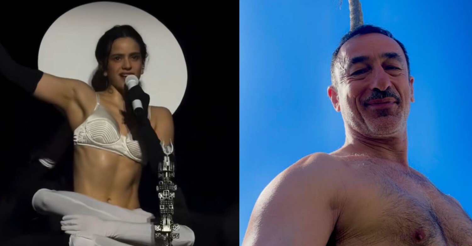 Rosalía en su actuación, coreografiada por Dimitris Papaionnau