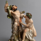 2.	Apolo desollando a Marsias. Buen Retiro (Madrid), 1771-1783. Porcelana tierna. Museo Arqueológico Nacional