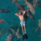 Fernando en Maldivas.