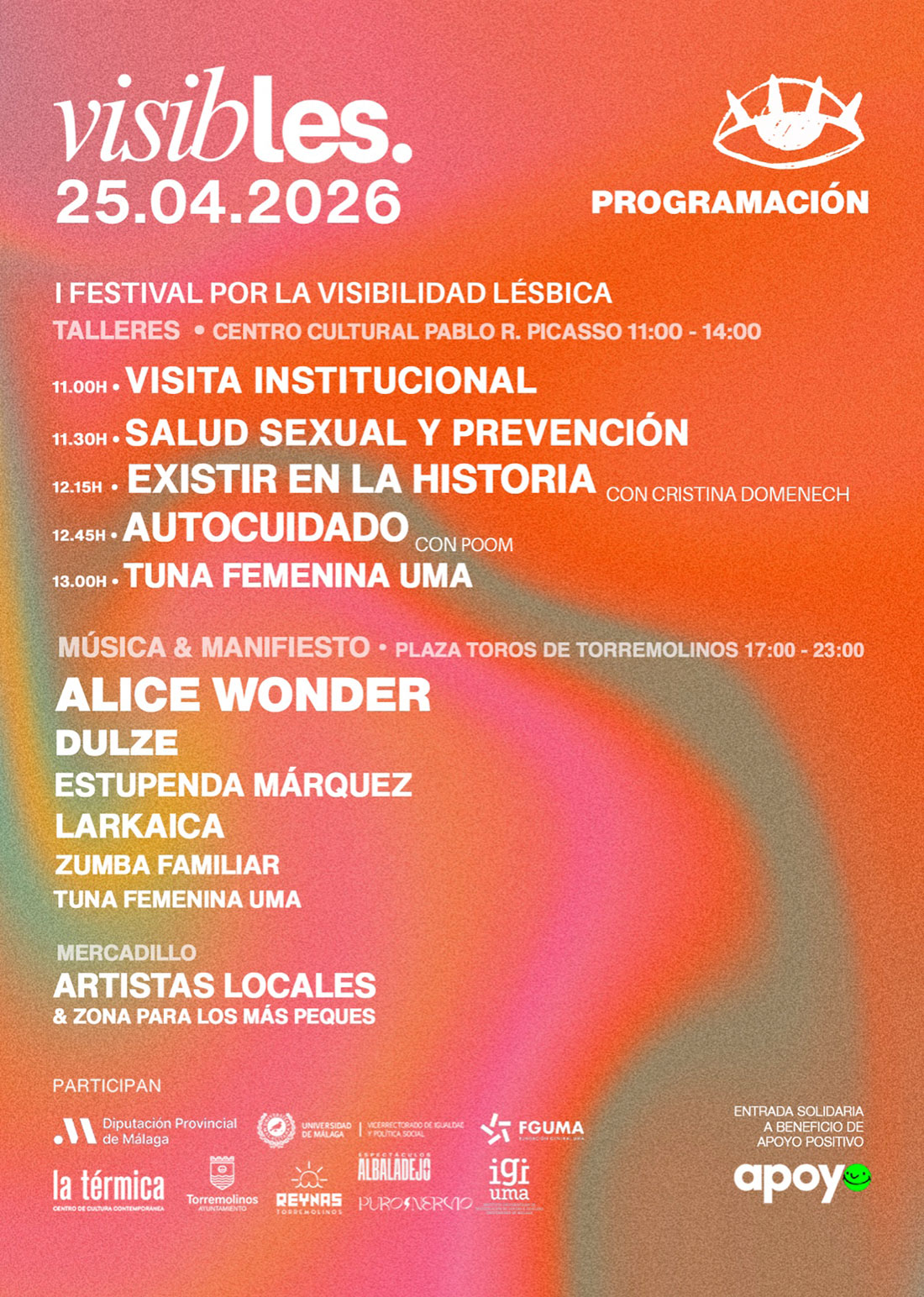 Programación festival VisibLES de Torremolinos