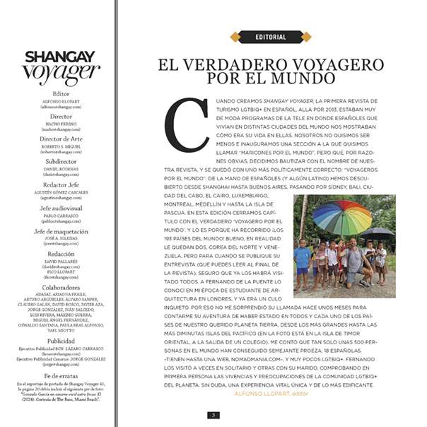 Página 3 de la revista 