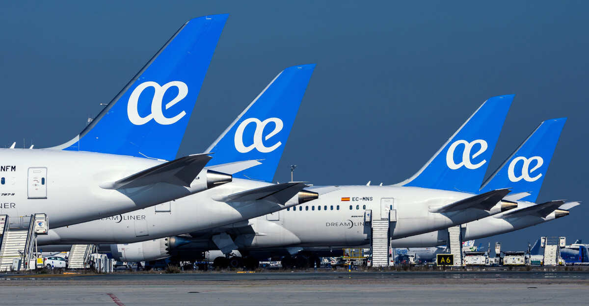 Aviones de Air Europa.