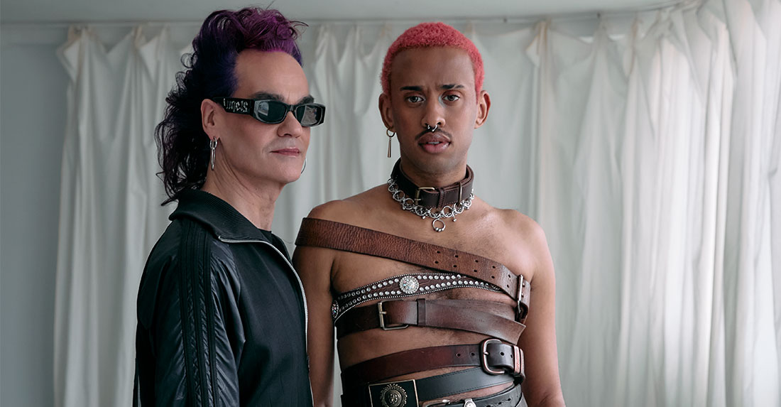 Un dúo explosivo para un tema que celebra el hedonismo y la diversidad queer. Foto: Gonza Gallego
