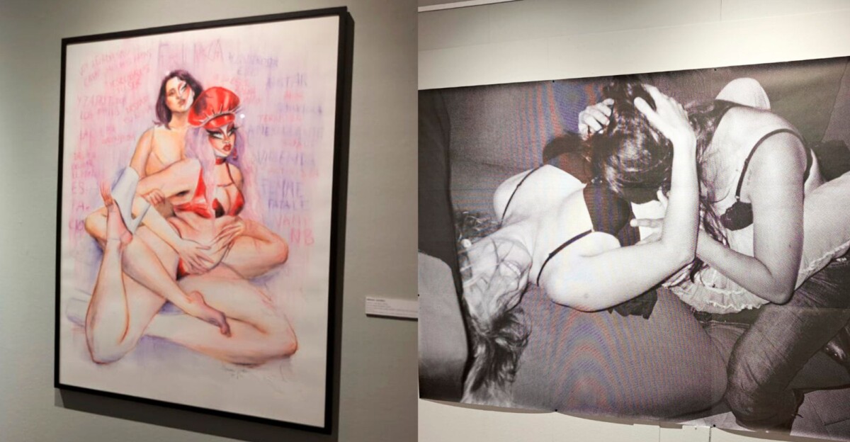 Las obras de la exposición.