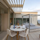 Impresionante terraza de la habitación suite.