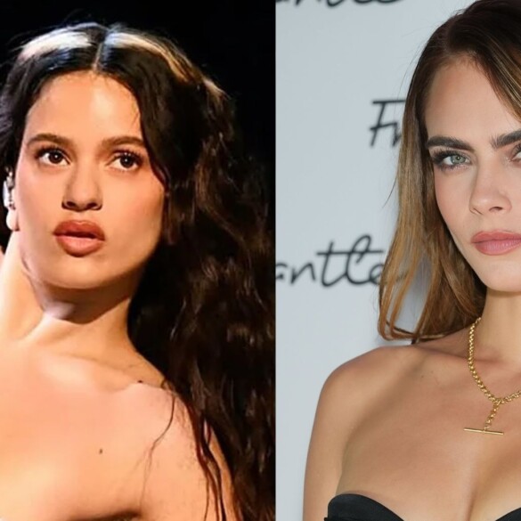 Cara Delevingne se confiesa con Rosalía en la noche más lésbica del LUX Tour: "Siempre me encantó ser la dominante"