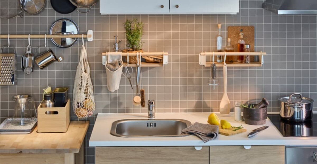Cocina ENHET de IKEA perfecta para tu almacenaje.