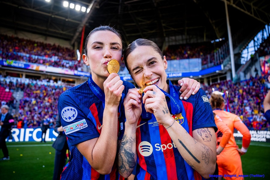 mapi león y su novia ingrid engen 