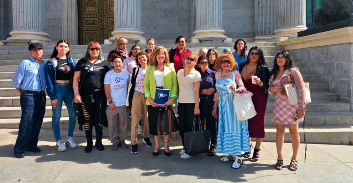 Activistas del grupo Plataforma Trans.