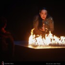  Ksenia Dudnikova (Azucena) y Raúl Benítez (niño) en 'Il trovatore', de Verdi, en el Teatro Real. Foto: Javier del Real.