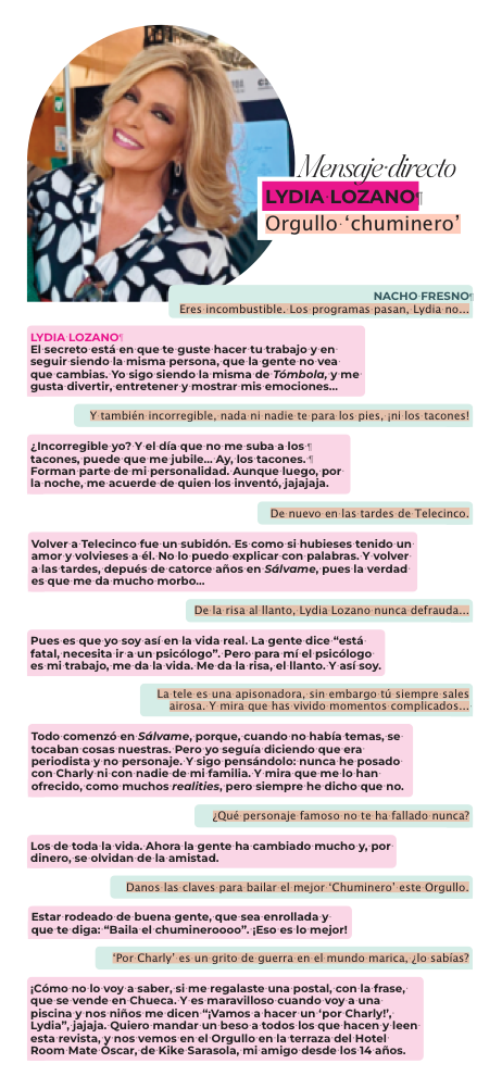 Lydia Lozano Shangay Orgullo