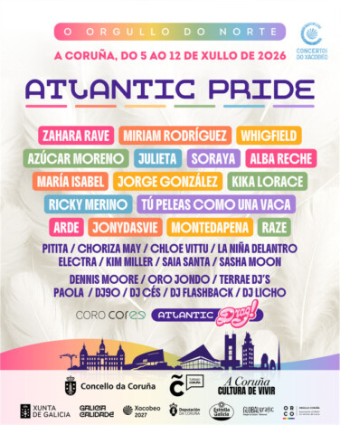 El cartel completo del Pride ya ha sido revelado.