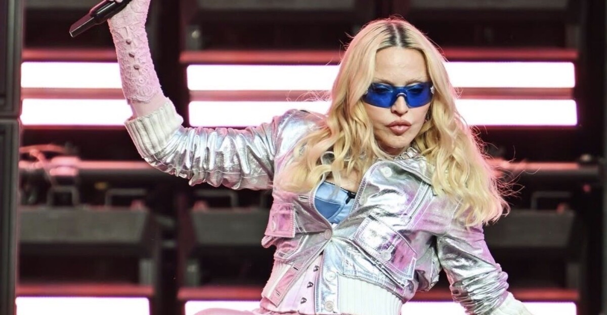 El nuevo escenario de Madonna: un balcón en Times Square.