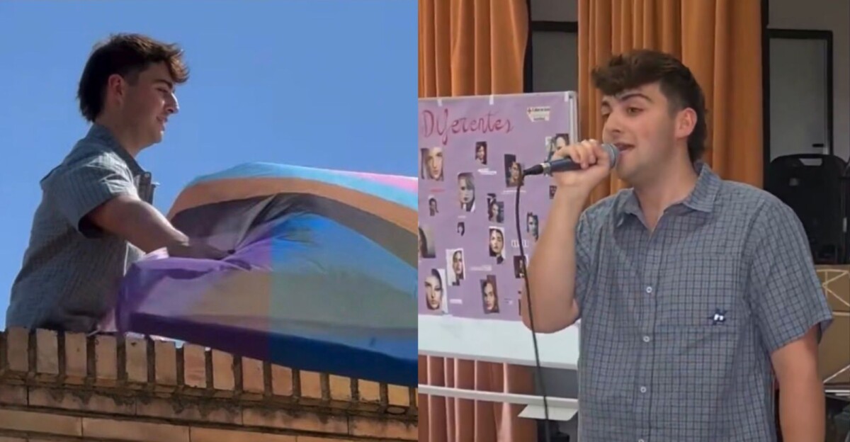 Juanjo Bona regresa a su instituto como icono LGTBIQ+: "Ojalá haberlo podido ser quien soy toda mi vida"