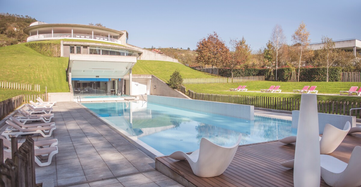 Imagen del complejo hotelero Las Caldas, en Asturias.