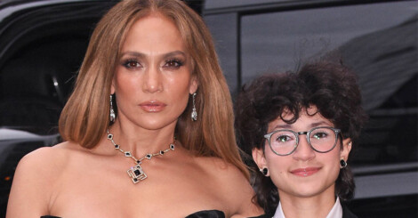 Jennifer Lopez, siempre un apoyo para su hijo.