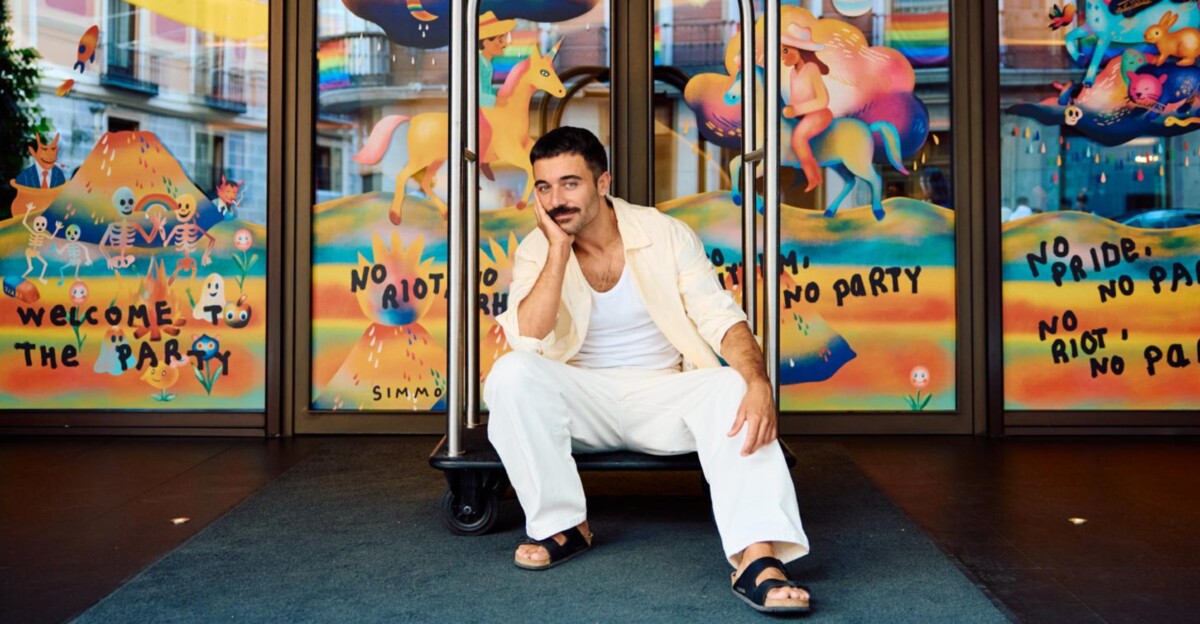 El artista Simmon Said.