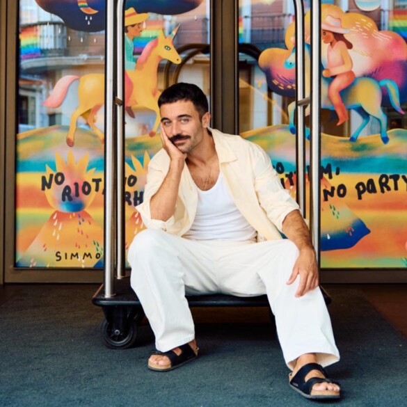 El arte de Simmon Said: "Las personas queer hemos venido a este mundo para dejarlo más bonito"