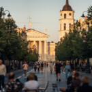 La emblemática Avenida de Gediminas..
