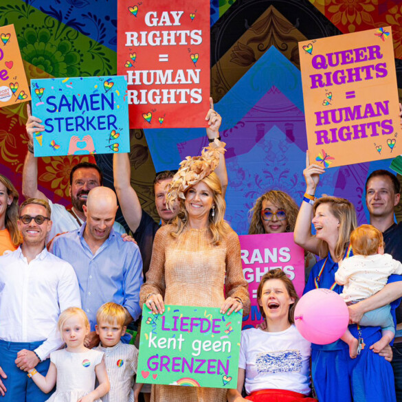 Máxima, reina en el WordlPride de Ámsterdam: el 'Gotha LGTBIQ+' consagra a su 'Royal Dancing Queer'