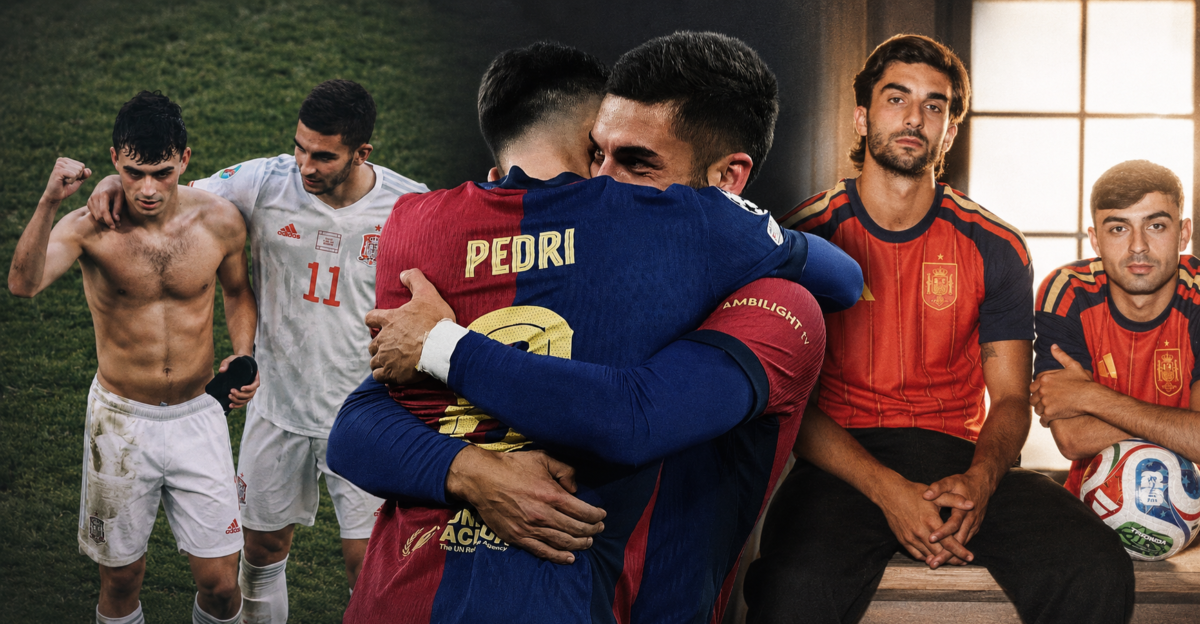 Ferran Torres y Pedri (Fedri)
