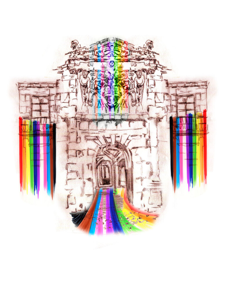 Orgullo rural Shangay. Ilustración: Iván Soldo