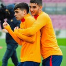 Ferran Torres y Pedri (Fedri)