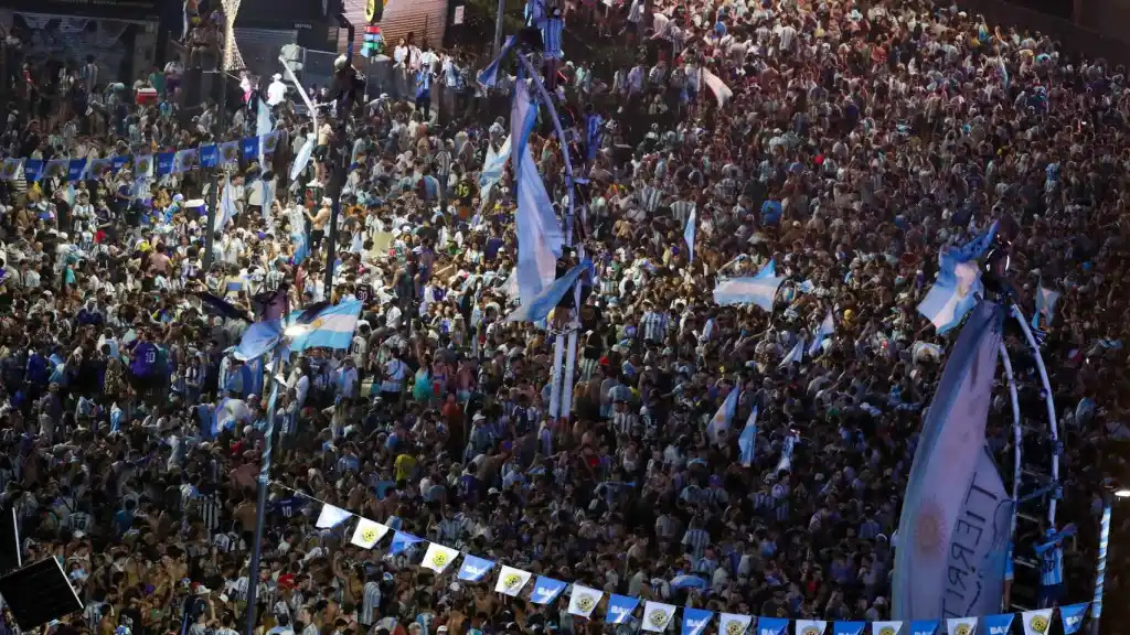 Hinchas Argentina Mundial