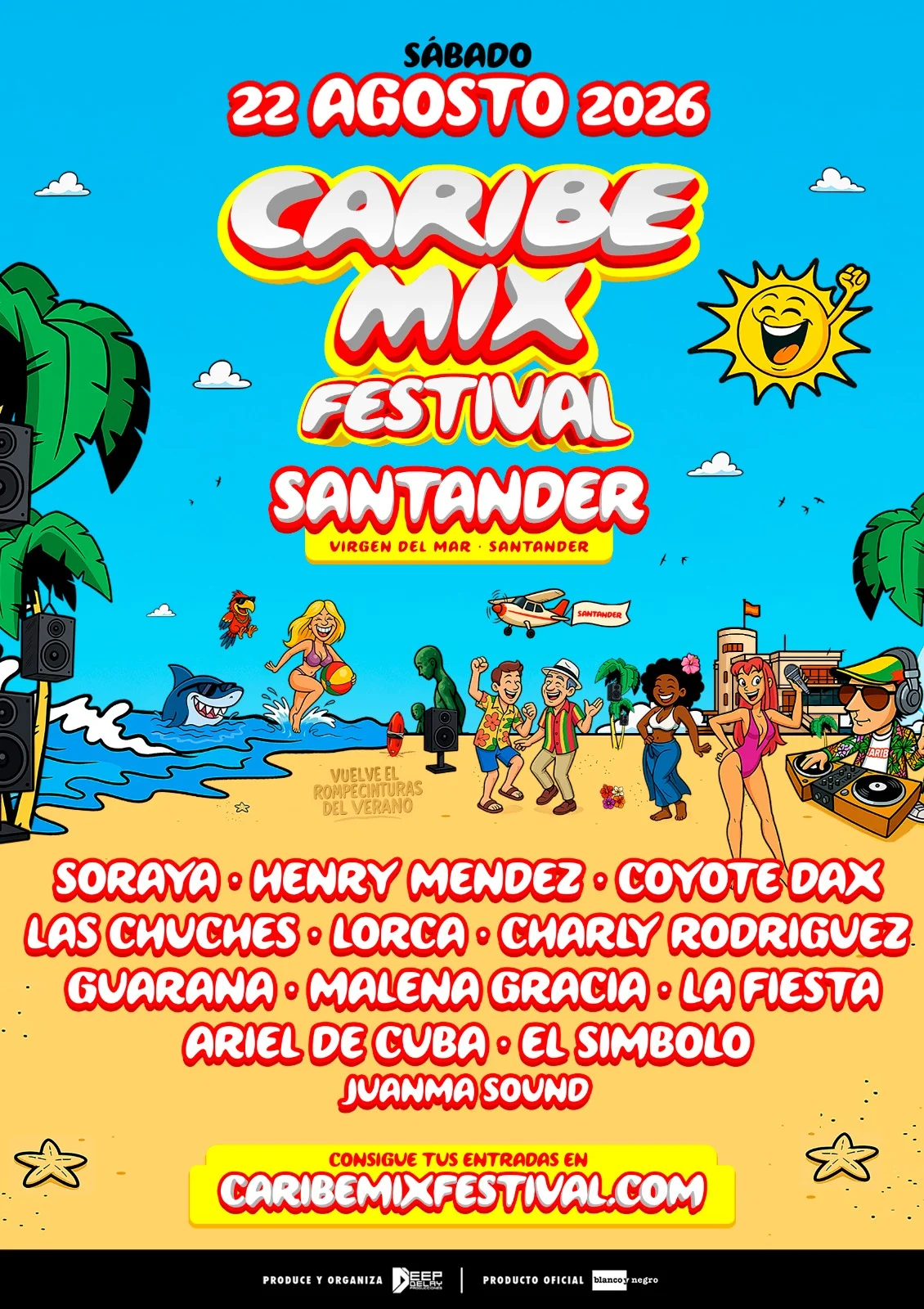 Cartel Caribe Mix Festival Santander.