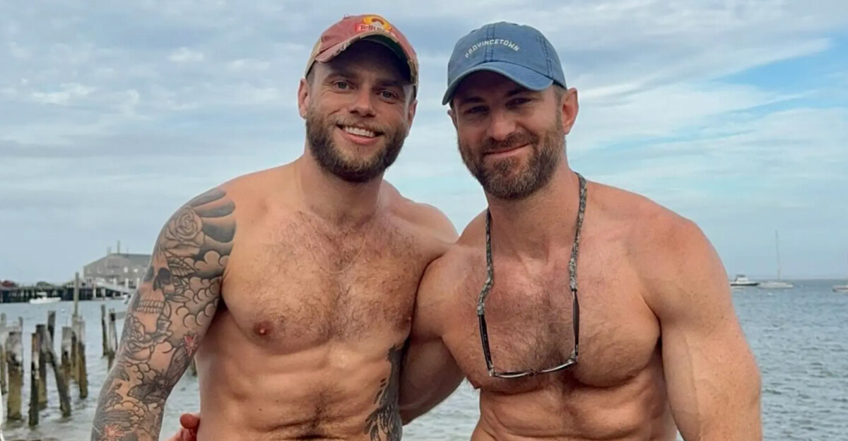 Gus Kenworthy y su novio Andrew Rigby