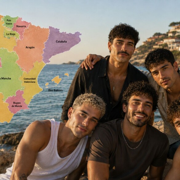 Ranking de las comunidades autónomas con los hombres más atractivos de España según la IA